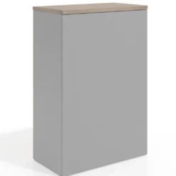 Armario de oficina Basic con puerta cerradura, medida 116x80