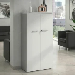 Armario de oficina Basic, medida 155x80cm con puerta
