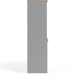 Armario de oficina Basic, medida 155x80cm con puerta baja