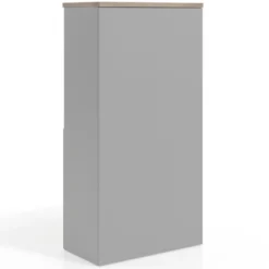 Armario de oficina Basic, medida 155x80cm con puerta baja