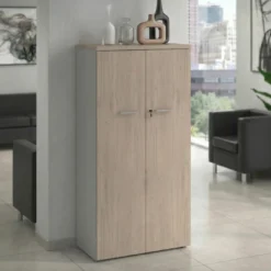 Armario de oficina Basic, medida 155x80cm con puerta