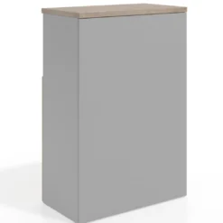 Armario de oficina Basic 3 alturas, medida 116x80 con puerta baja