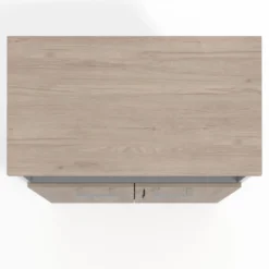 Armario de oficina Basic 3 alturas, medida 116x80 con puerta baja