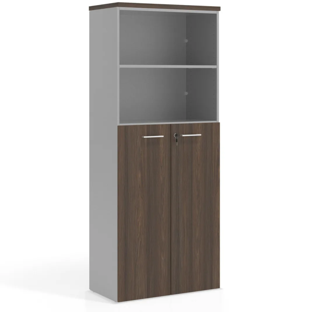 Armario de oficina Colors con puerta mediana, medida 193x80
