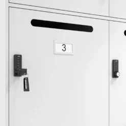 Armario taquilla con buzón MailBox, 8 compartimentos con cerradura