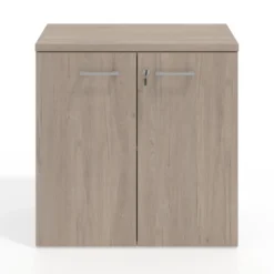 Armario de oficina Basic 2 alturas, medida 78x80 con puertas