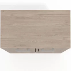 Armario de oficina Basic 2 alturas, medida 78x80 con puertas