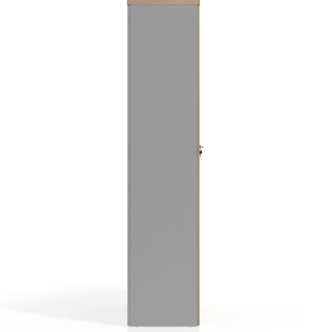 Armario de oficina Basic con puerta alta, medida 193x80