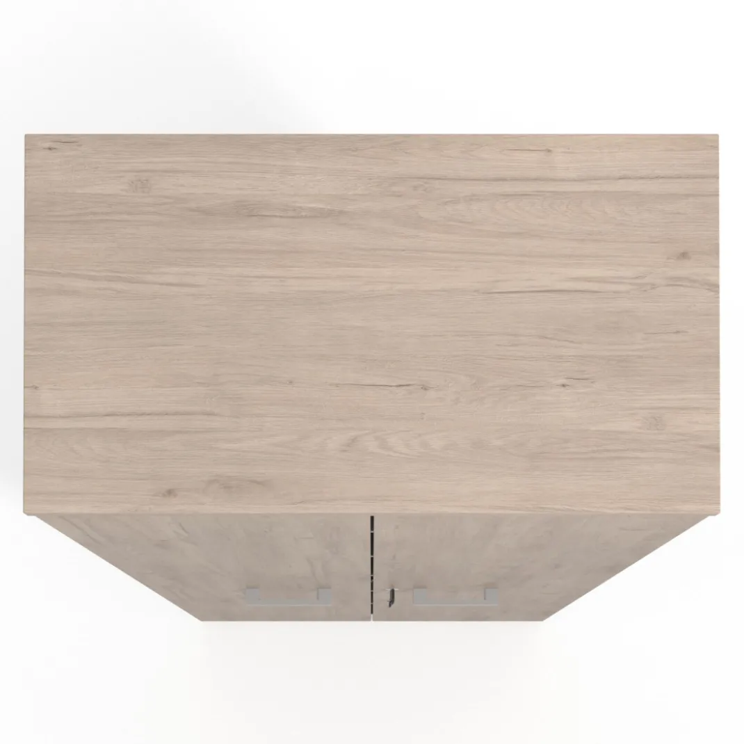 Armario de oficina Basic con puerta alta, medida 232x80