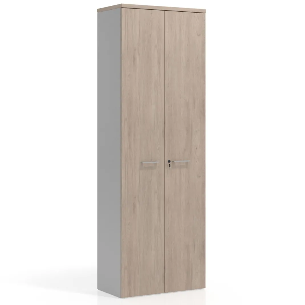 Armario de oficina Basic con puerta alta, medida 232x80
