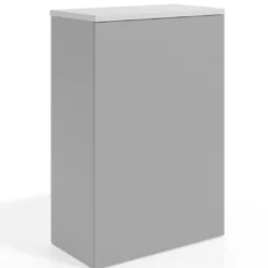 Armario de oficina Basic con puerta cerradura, medida 116x80