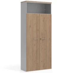 Armario de oficina Colors con puerta+ repisa, medida 236x100