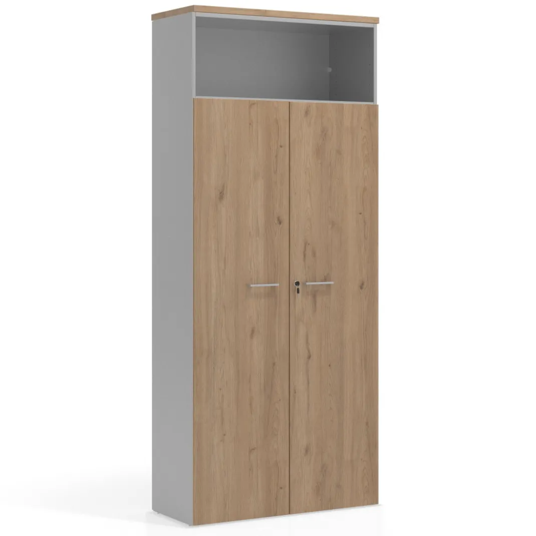 Armario de oficina Colors con puerta+ repisa, medida 236x100