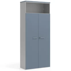 Armario de oficina Colors con puerta+ repisa, medida 236x100