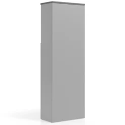 Armario de oficina Colors con puerta + estantes, medida 236x80