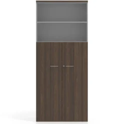 Armario de oficina Colors con puerta + estantes, medida 236x100
