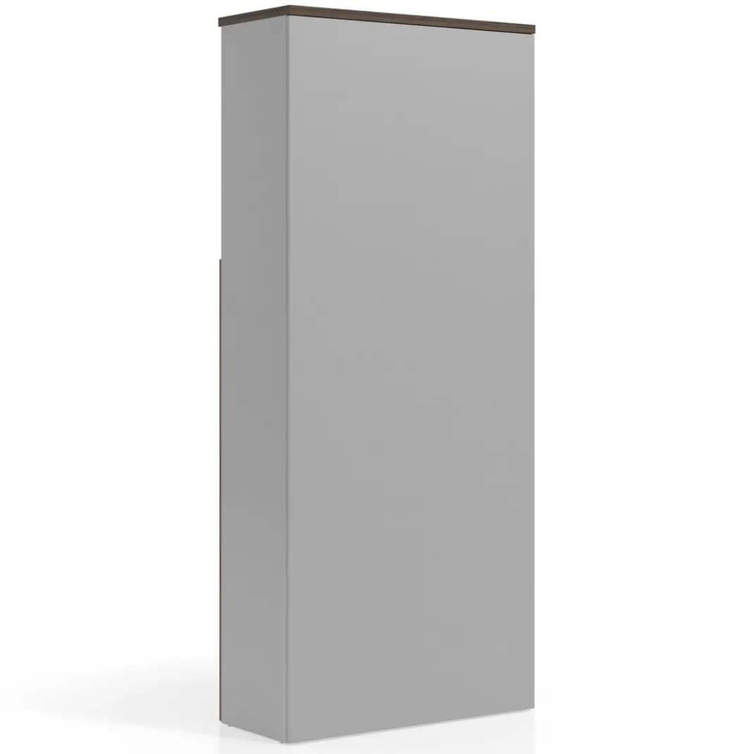 Armario de oficina Colors con puerta + estantes, medida 236x100
