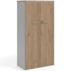 Armario de oficina Colors con puerta alta, medida 155x80