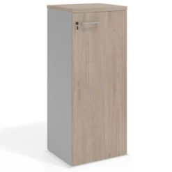 Armario de oficina Colors con puerta cerradura, medida 116x50