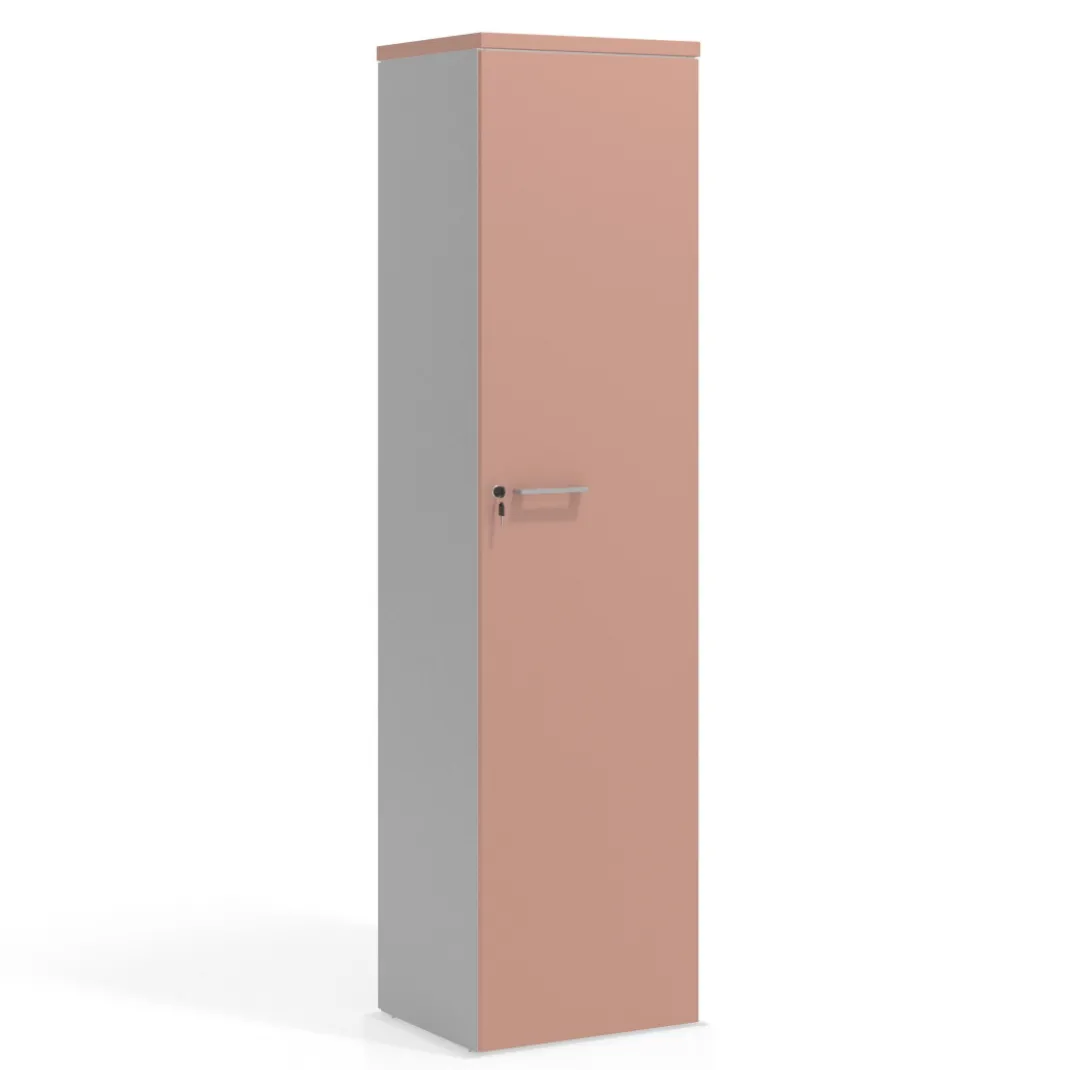 Armario de oficina Colors con puerta alta, medida 193x50