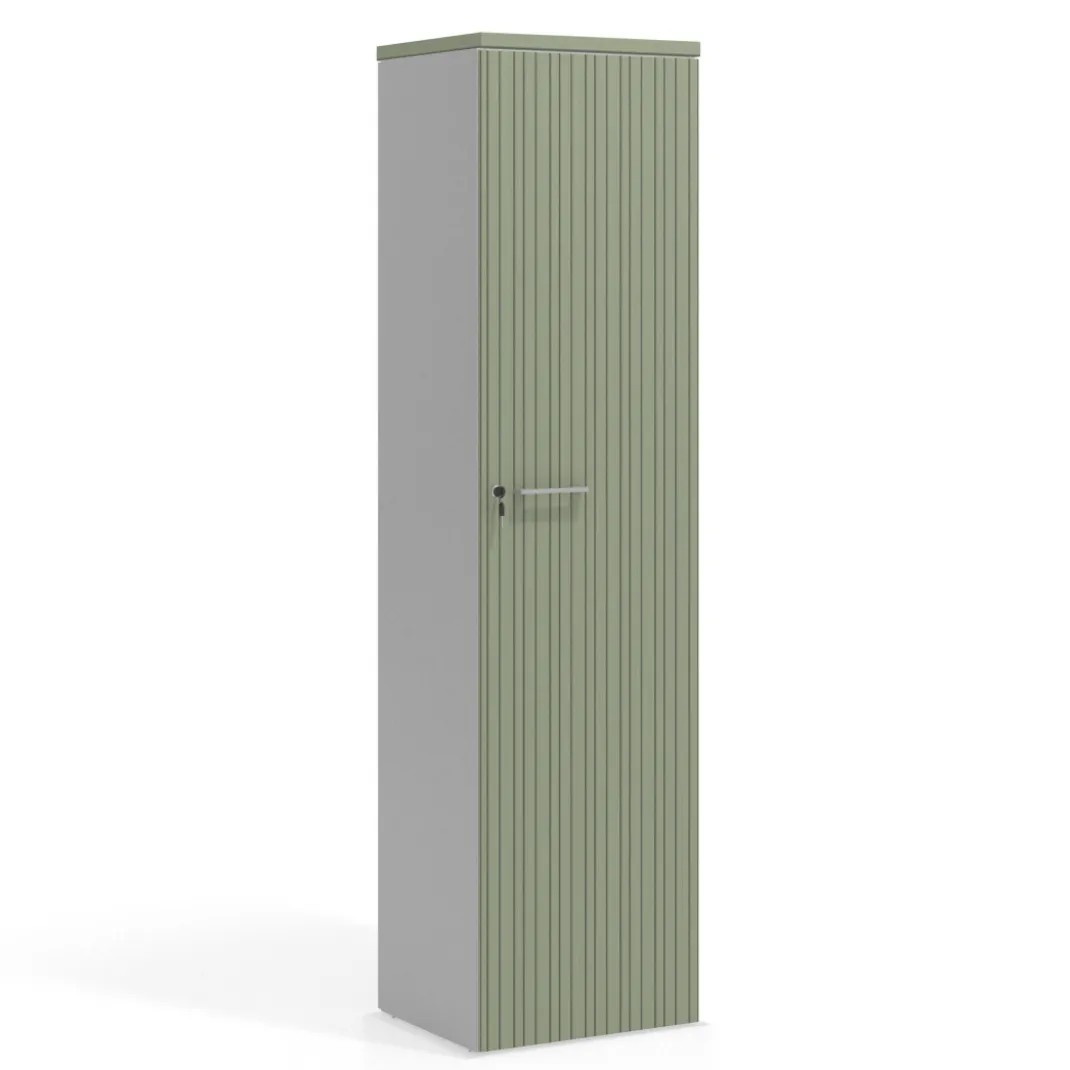 Armario de oficina Colors con puerta alta, medida 193x50