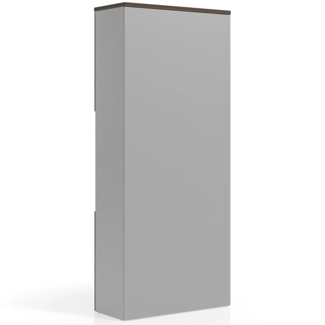 Armario de oficina Colors con doble puerta pequeña, medida 236x100