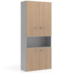 Armario de oficina Colors con doble puerta, medida 236x100