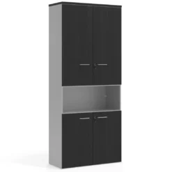 Armario de oficina Colors con doble puerta, medida 236x100
