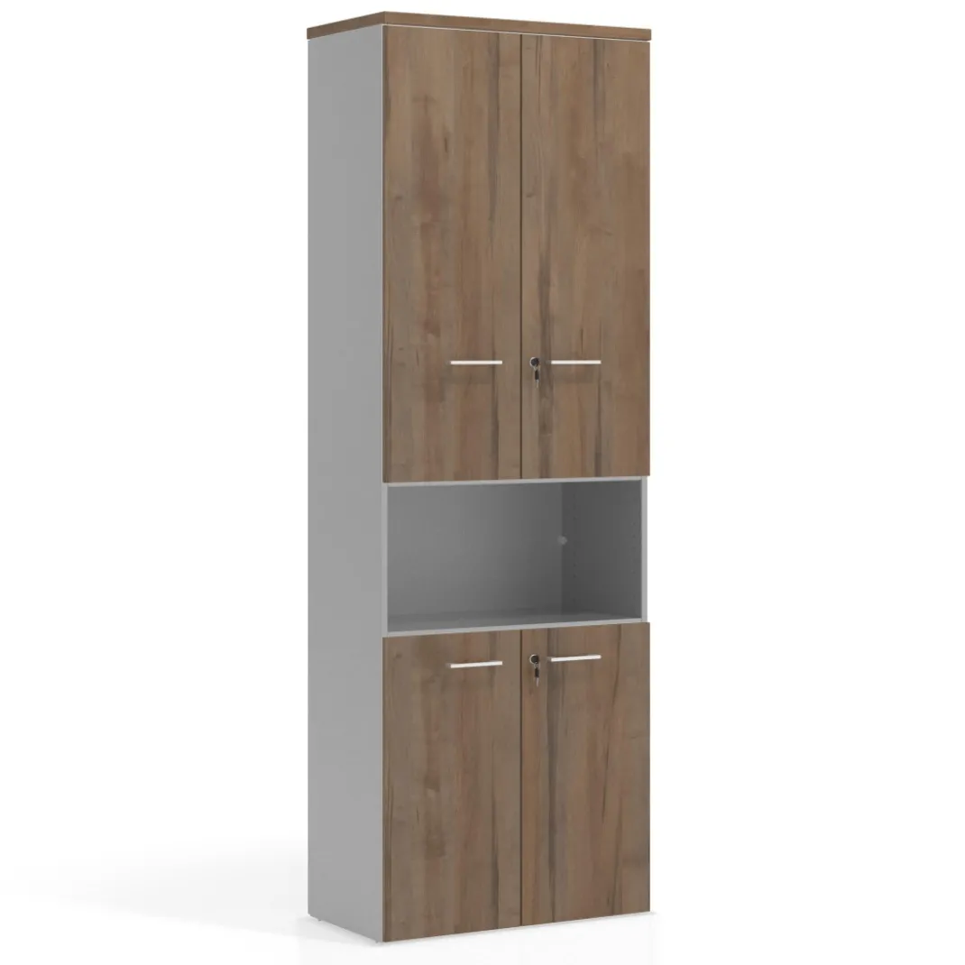 Armario de oficina Colors con doble puerta, medida 236x80