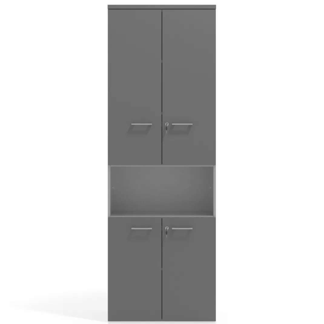 Armario de oficina Colors con doble puerta, medida 236x100