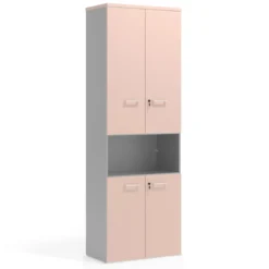 Armario de oficina Colors con doble puerta, medida 236x80