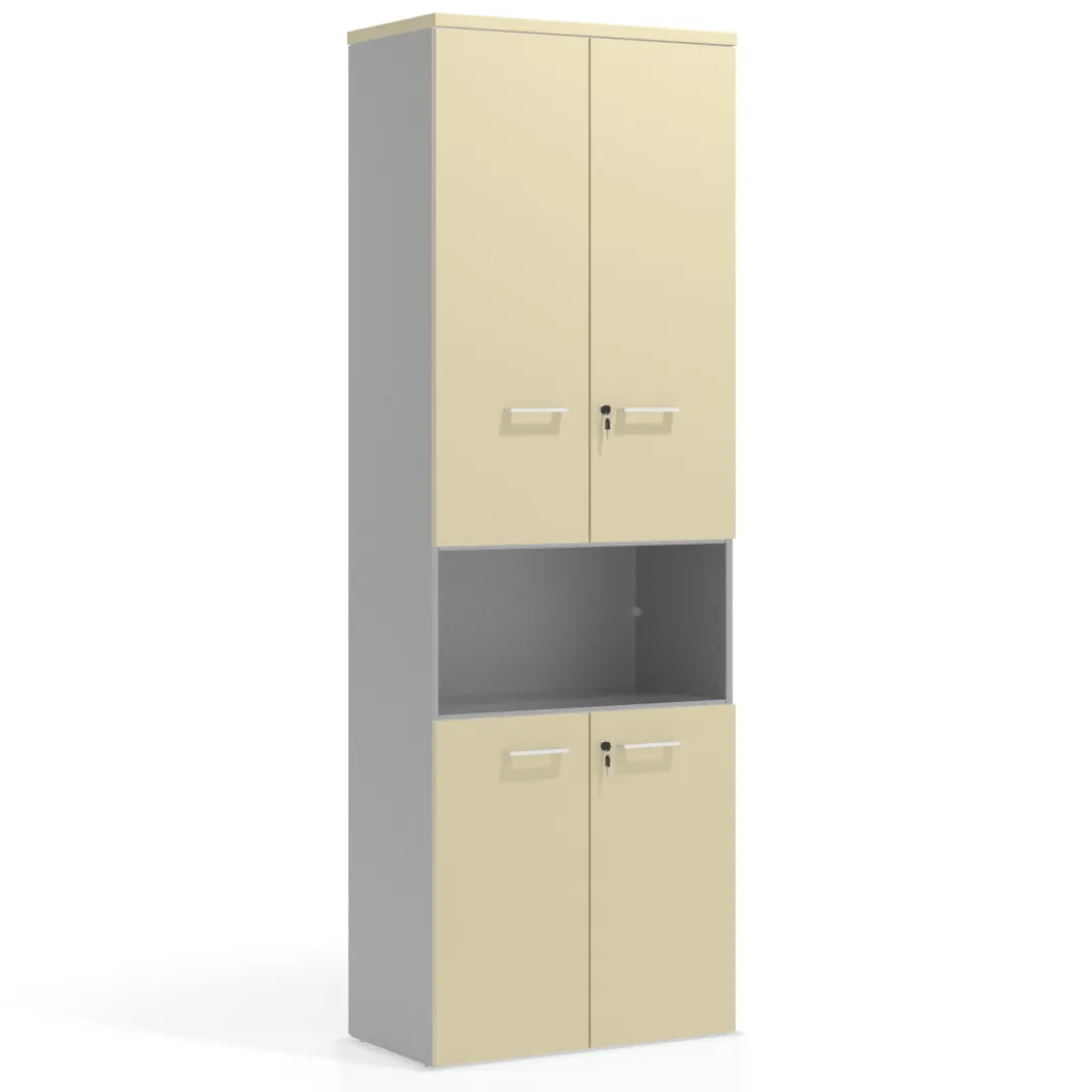 Armario de oficina Colors con doble puerta, medida 236x80