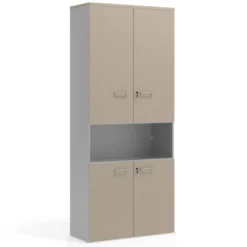 Armario de oficina Colors con doble puerta, medida 236x100