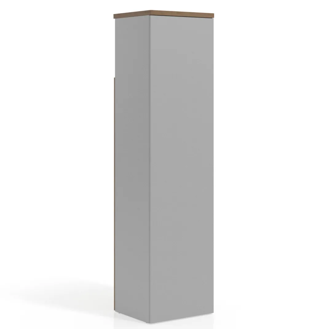 Armario de oficina Colors con doble puerta mediana, medida 193x50