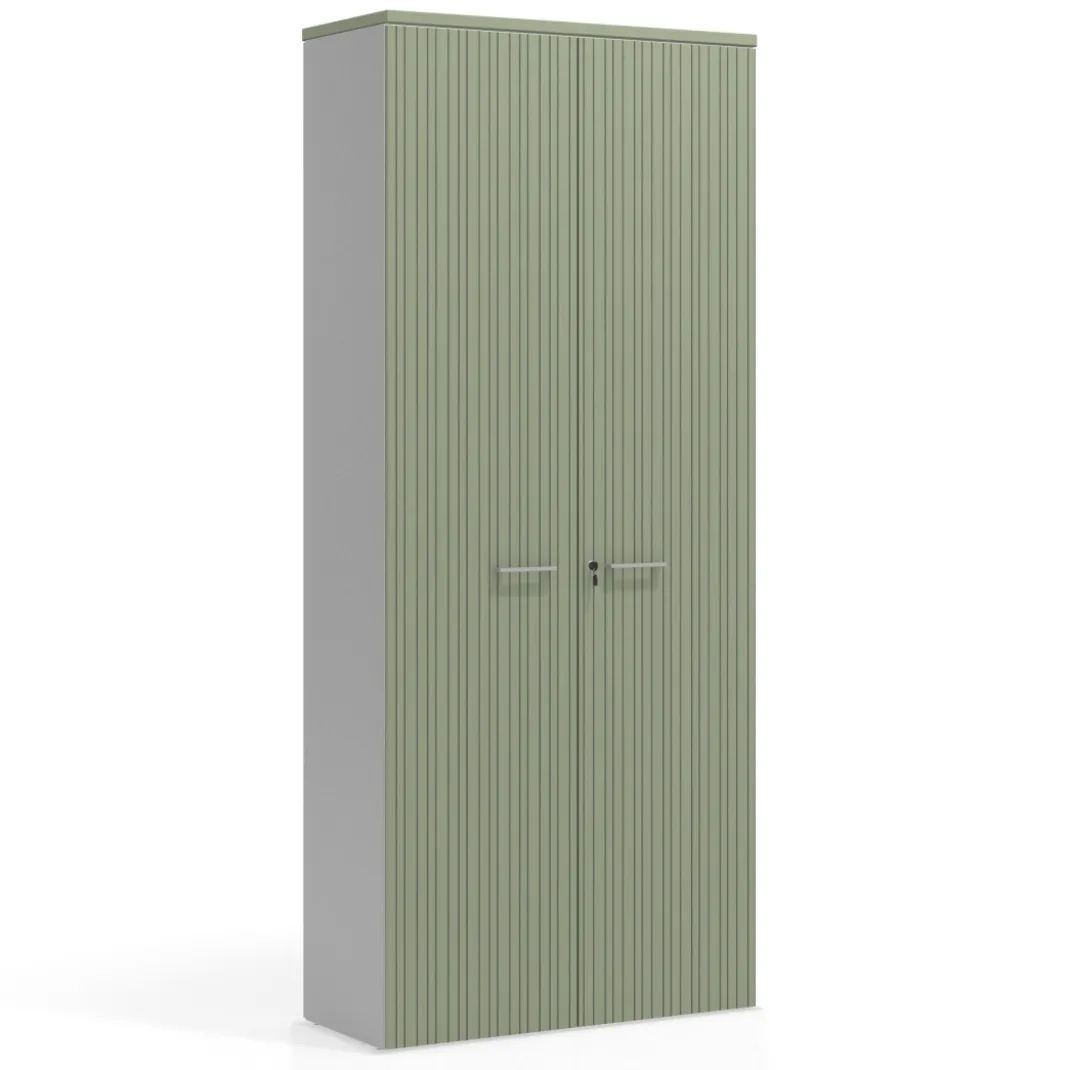 Armario de oficina Colors con puerta alta, medida 236x100