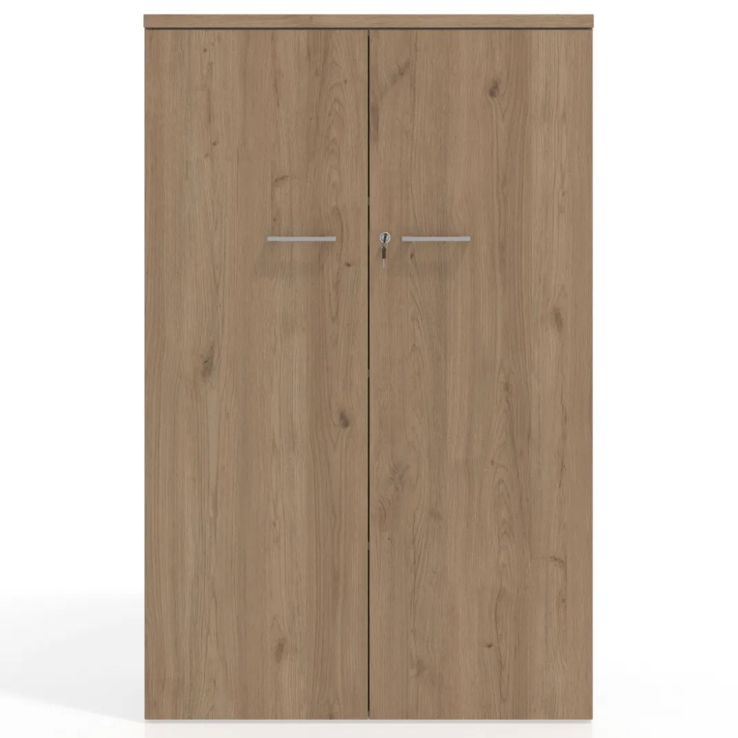 Armario de oficina Colors con puerta + estantes, medida 236x100