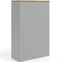 Armario de oficina Colors con puerta + estantes, medida 236x100