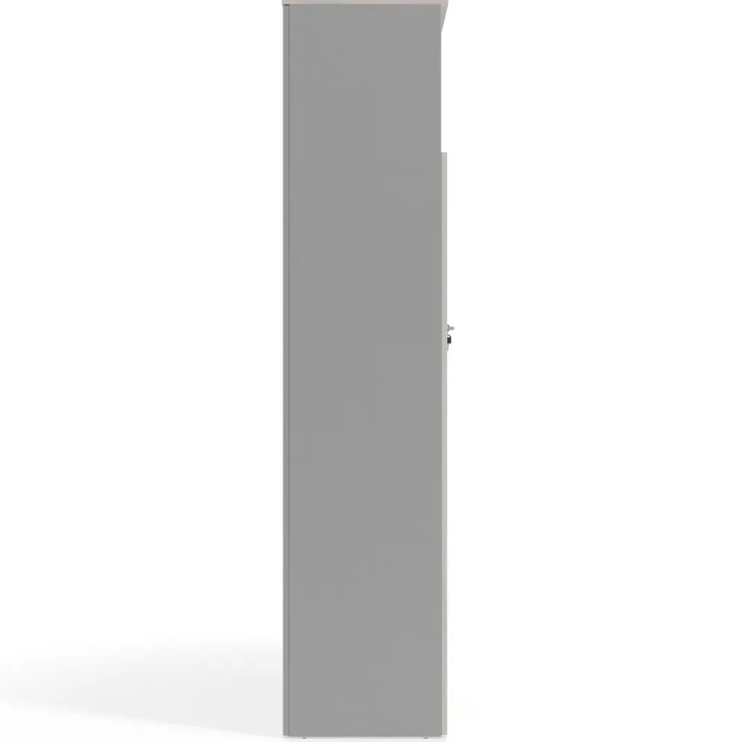 Armario de oficina Colors con doble puerta, medida 236x80