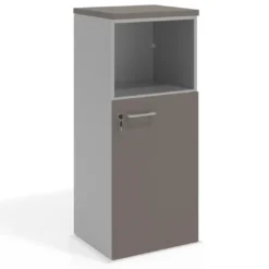 Armario de oficina Colors, medida 116x50 con puerta auxiliar