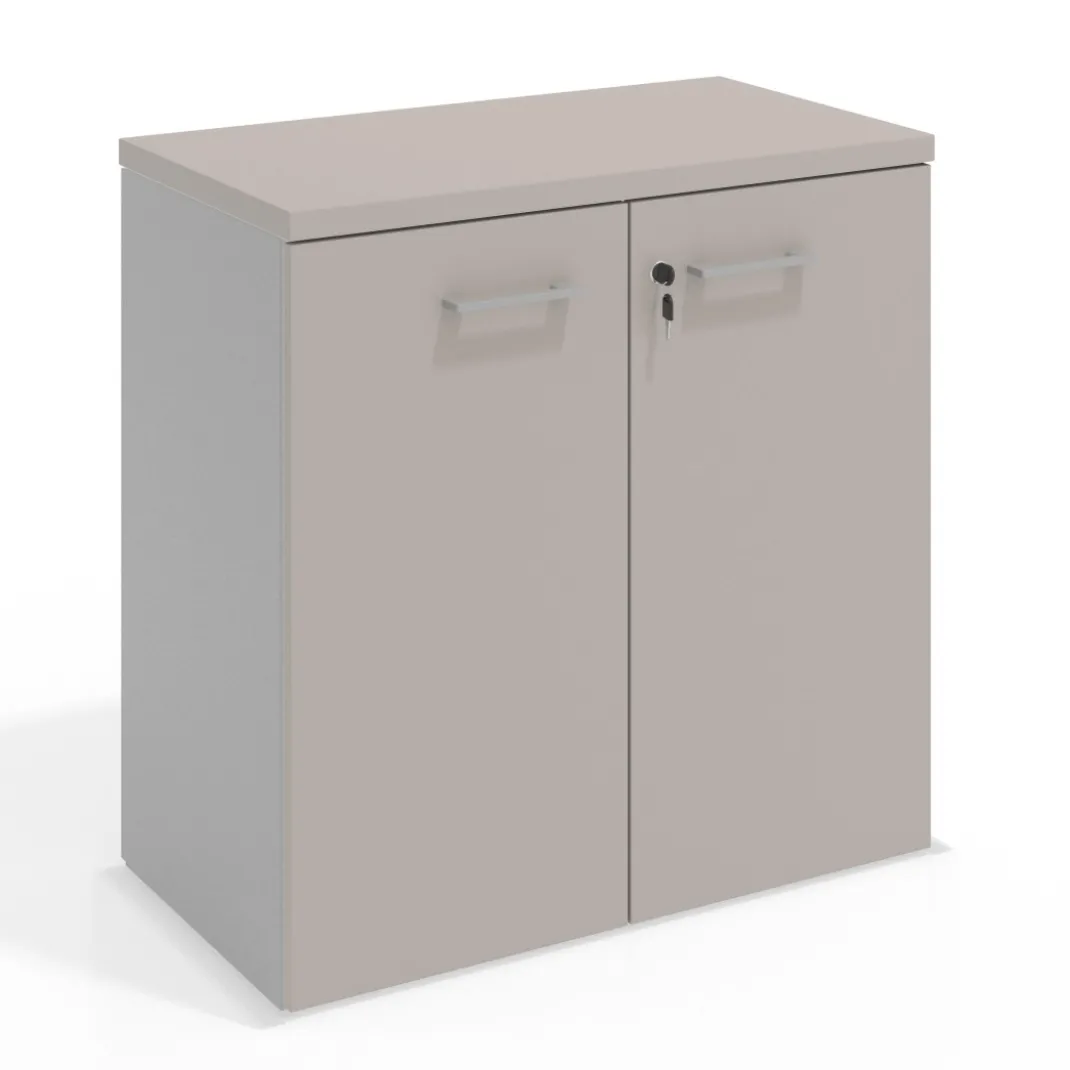 Armario de oficina Colors, medida 78x80 con puertas
