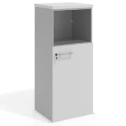 Armario de oficina Colors, medida 116x50 con puerta auxiliar