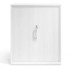 Armario de persiana Strong 109x92cm, estructura blanca