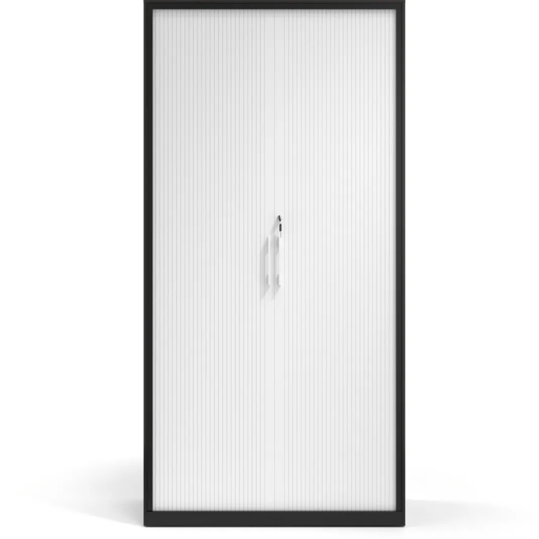 Armario de persiana Strong 185x92cm, estructura negro