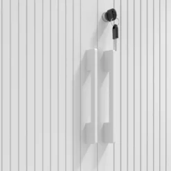 Armario de persiana Strong 185x92cm, estructura negro