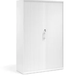 Armario de persiana Strong 185x120cm, estructura blanca