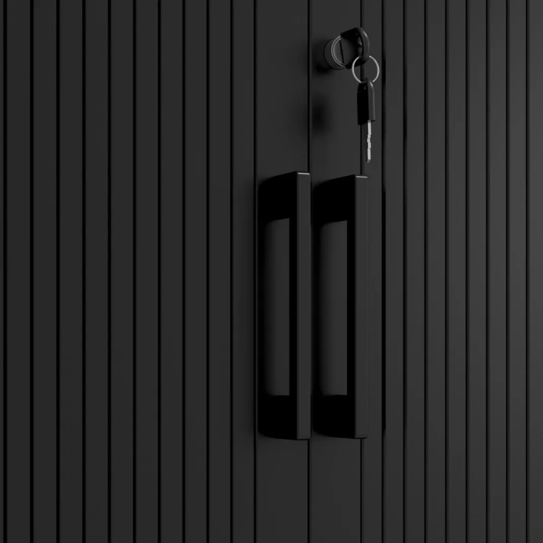 Armario de persiana Strong 185x92cm, estructura aluminio