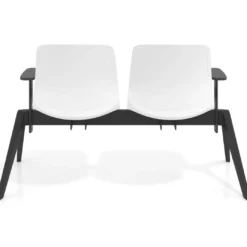 Bancada Sala de Espera Nexus 2 asientos + mesa, pata nylon