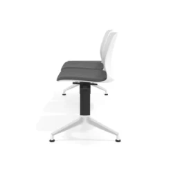 Bancada Sala de Espera Nexus 2 asientos + mesa, pata nylon