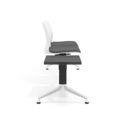 Bancada Sala de Espera Nexus 2 asientos + mesa, pata nylon
