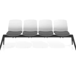 Bancada Sala de Espera Nexus 3 asientos + mesa, pata aluminio nylon